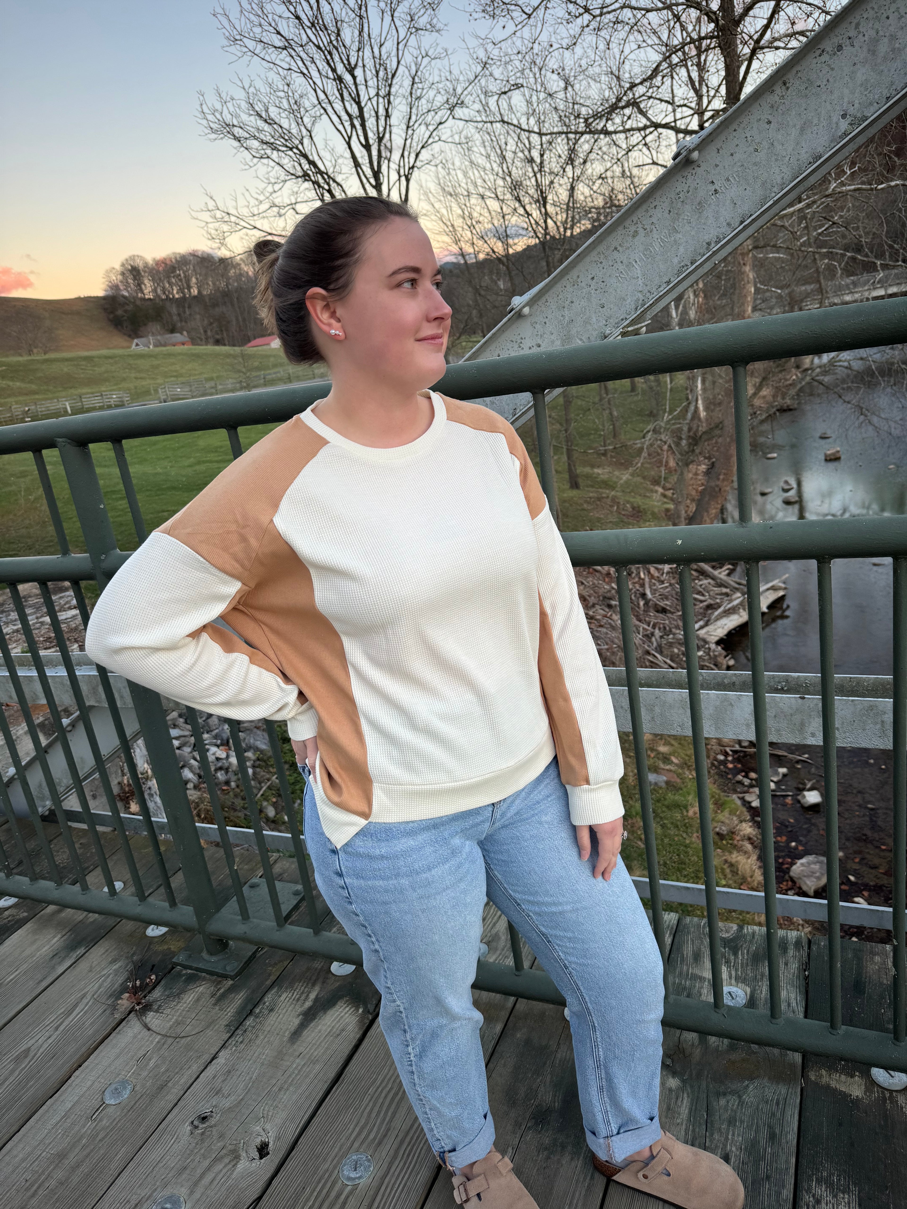 Grace and Warmth Waffle Knit